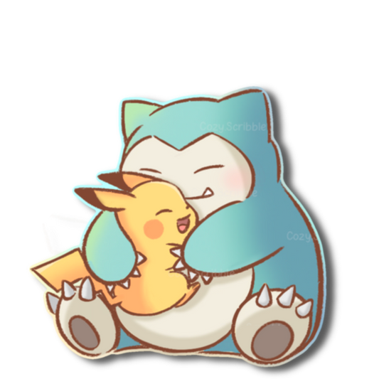 Cuddle Time XL Sticker