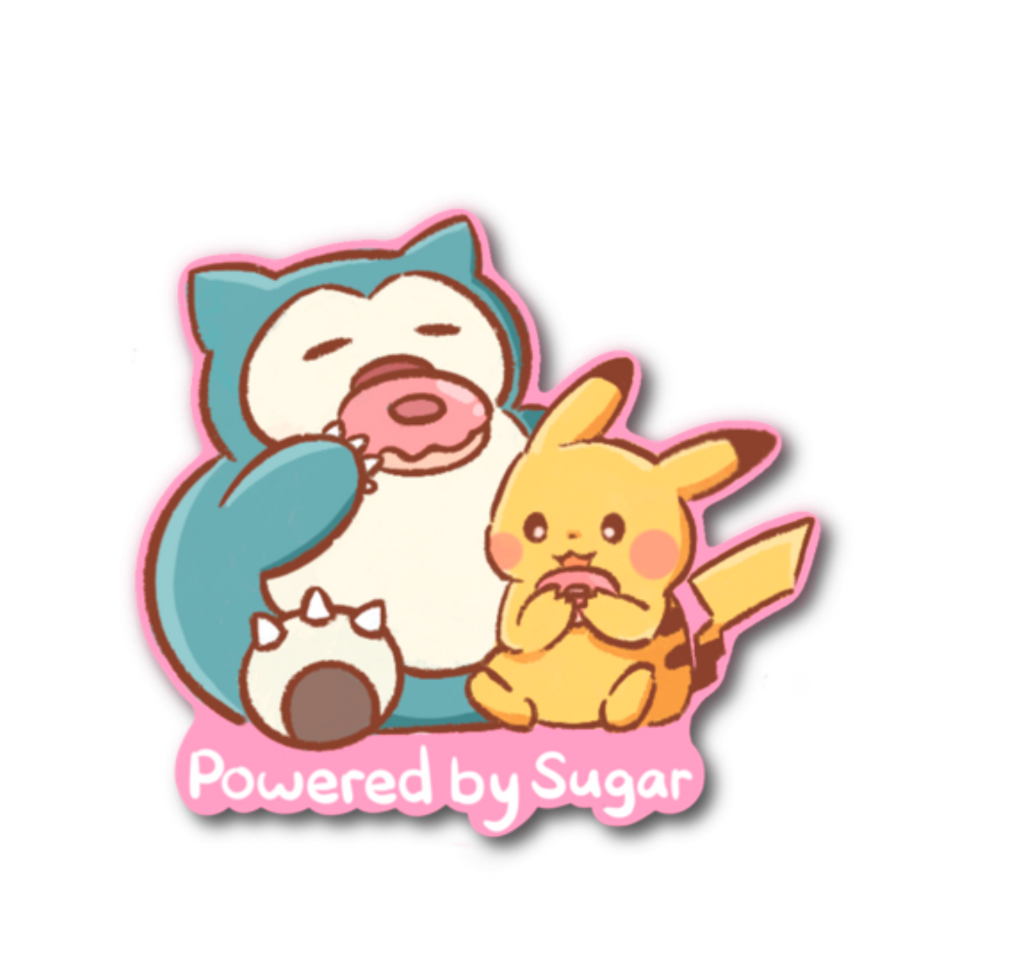 Powered By Sugar Duo Sticker